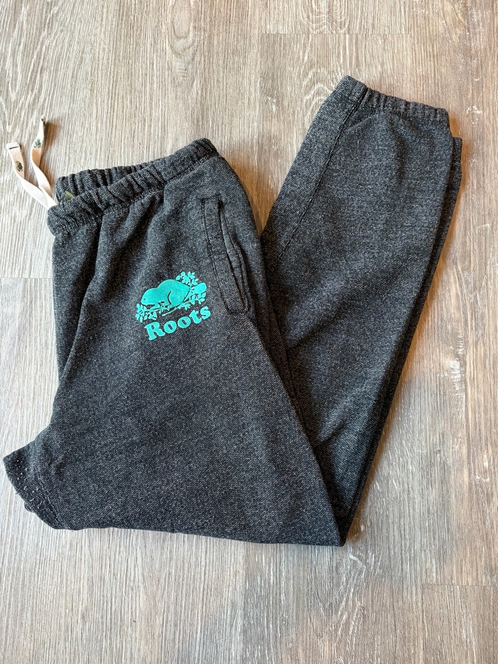 Roots Ladies Charcoal Sweatpants Size L